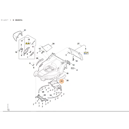 STIHL Osłona WA40 706 0740